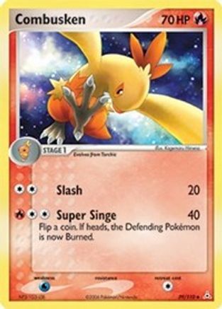 Combusken (39)/110 Uncommon Reverse Holofoil