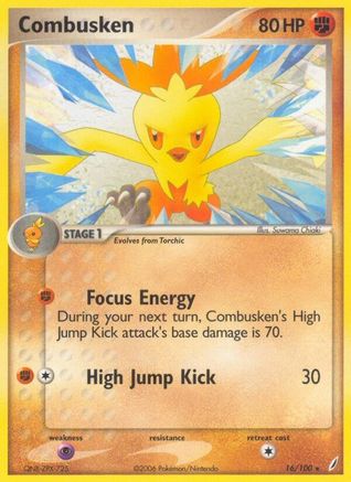 Combusken - 016/100 (16)/100 Rare