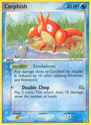 Corphish (57)/107 Common Reverse Holofoil