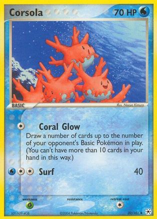 Corsola (32)/101 Uncommon Reverse Holofoil
