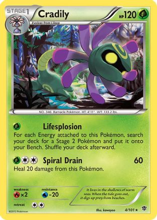 Cradily (4)/101 Rare