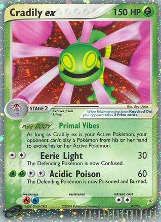 Cradily ex (90)/95 Ultra Rare Holofoil
