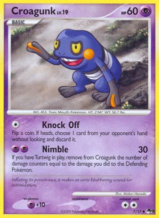 Croagunk (7)/17 Uncommon