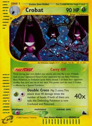 Crobat (H5) (H5)/144 Holo Rare Holofoil