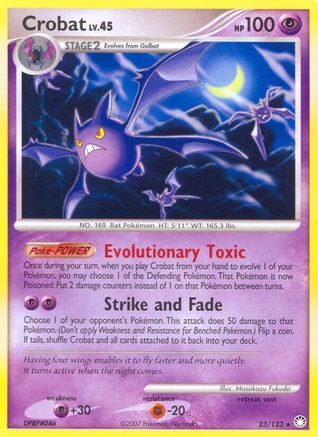 Crobat (23)/123 Rare Reverse Holofoil