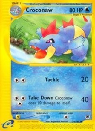 Croconaw (74)/165 Uncommon Reverse Holofoil