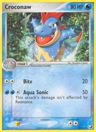 Croconaw (38)/115 Uncommon Reverse Holofoil