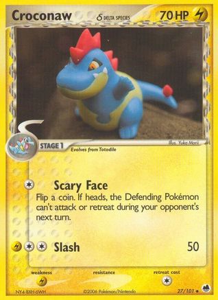 Croconaw (Delta Species) (27)/101 Uncommon