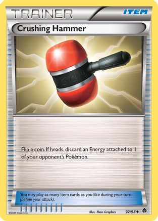 Crushing Hammer (92)/98 Uncommon Reverse Holofoil