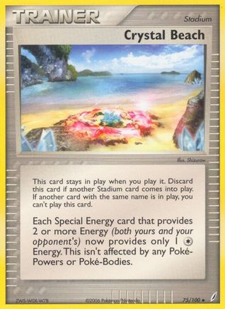 Crystal Beach (75)/100 Uncommon Reverse Holofoil