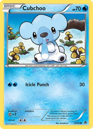 Cubchoo (29) (29)/98 Common