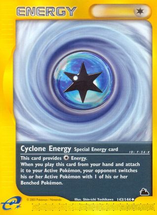 Cyclone Energy (143)/144 Uncommon Reverse Holofoil