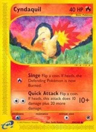 Cyndaquil (104) (104)/165 Common Reverse Holofoil