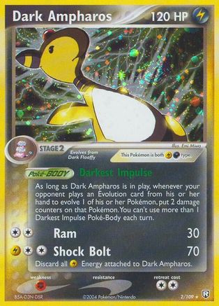 Dark Ampharos (2)/109 Holo Rare Reverse Holofoil