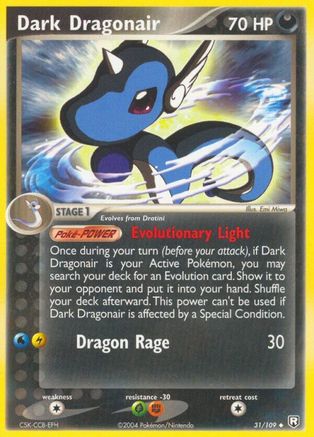 Dark Dragonair - 031/109 (31)/109 Uncommon Reverse Holofoil