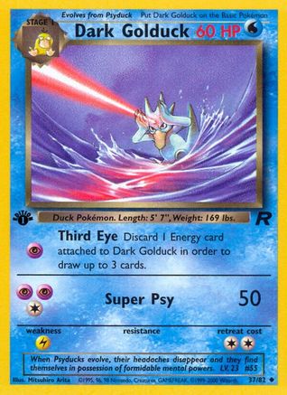 Dark Golduck (37)/82 Uncommon 1st Edition
