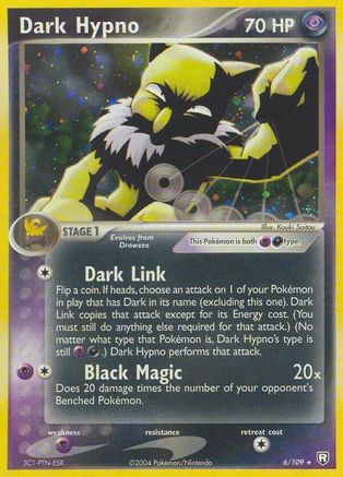 Dark Hypno (6)/109 Holo Rare Holofoil