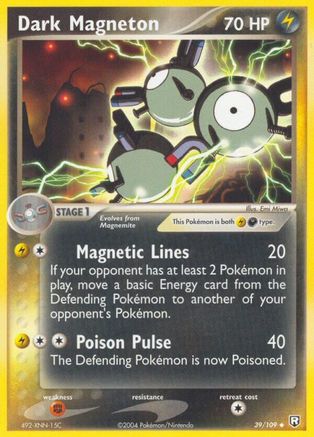 Dark Magneton (39)/109 Uncommon Reverse Holofoil