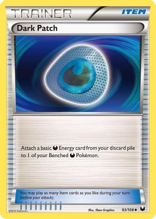 Dark Patch (93)/108 Uncommon Reverse Holofoil