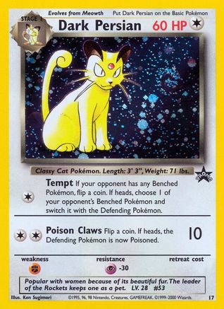Dark Persian (17)/53 Promo Holofoil