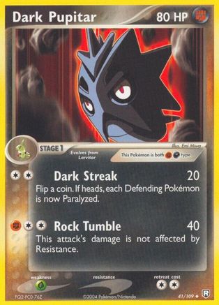 Dark Pupitar - 041/109 (41)/109 Uncommon