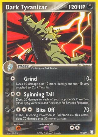 Dark Tyranitar - 019/109 (19)/109 Rare