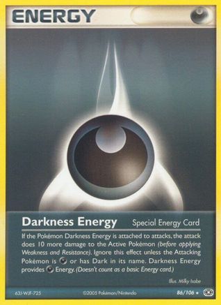 Darkness Energy (Special) (86)/106 Rare Reverse Holofoil
