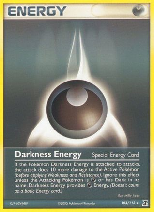 Darkness Energy (Special) (103)/113 Rare Reverse Holofoil