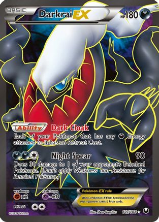 Darkrai EX (107 Full Art) (107)/108 Ultra Rare Holofoil