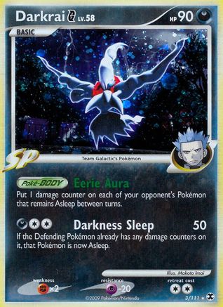 Darkrai G (3)/111 Holo Rare Reverse Holofoil
