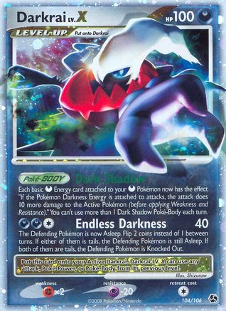 Darkrai LV.X (104)/106 Ultra Rare Holofoil