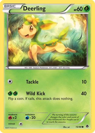 Deerling (15)/98 Common Reverse Holofoil