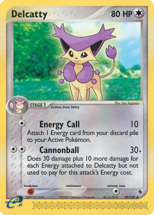 Delcatty - 29/109 (29)/109 Uncommon Reverse Holofoil