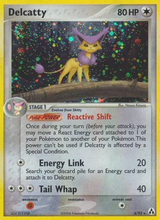 Delcatty (4)/92 Holo Rare Reverse Holofoil