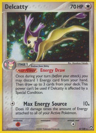 Delcatty (8)/108 Holo Rare Reverse Holofoil