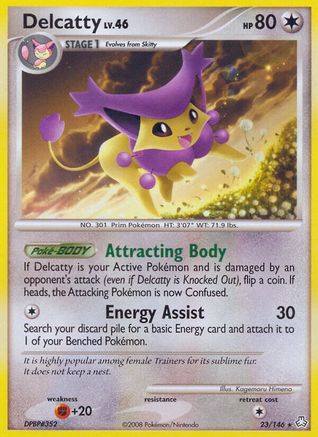 Delcatty (23)/146 Rare Reverse Holofoil