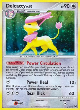 Delcatty (4)/127 Holo Rare Reverse Holofoil