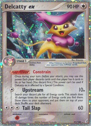 Delcatty ex (91)/100 Ultra Rare Holofoil