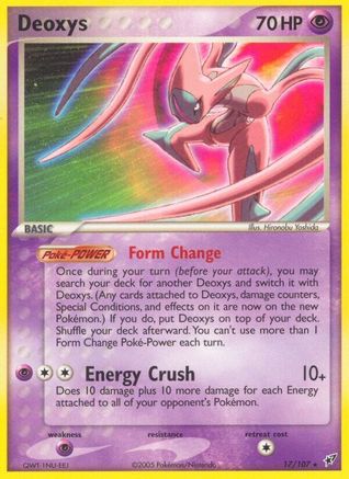 Deoxys (Attack Forme) (17)/107 Rare