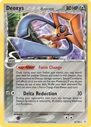 Deoxys (Delta Species - Defense Forme) (4)/110 Holo Rare Holofoil
