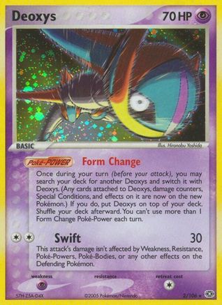 Deoxys (Speed Forme) (2)/106 Holo Rare Reverse Holofoil
