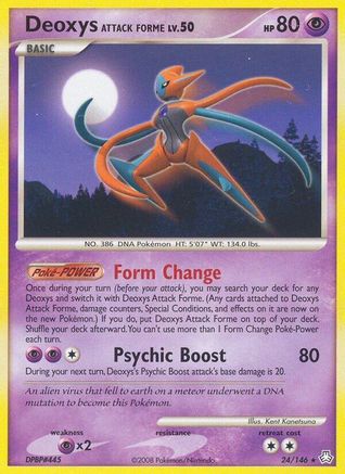 Deoxys Attack Forme (24)/146 Rare