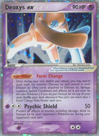 Deoxys ex (Defense Forme) (99)/107 Ultra Rare