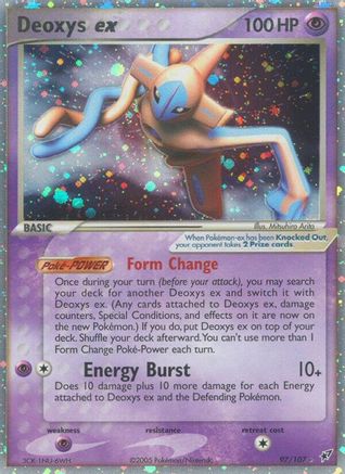 Deoxys ex (Normal Forme) (97)/107 Ultra Rare