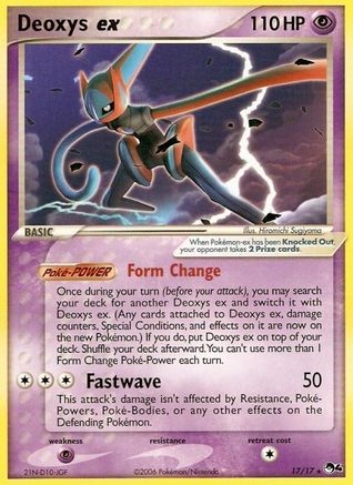 Deoxys ex (17)/17 Ultra Rare Holofoil