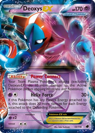 Deoxys EX (Team Plasma) (53)/116 Ultra Rare Holofoil