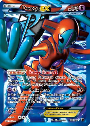 Deoxys EX (Team Plasma) (Full Art) (111)/116 Ultra Rare Holofoil
