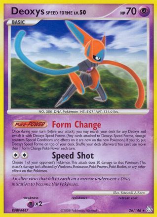 Deoxys Speed Forme (26)/146 Rare