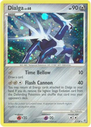 Dialga (1)/130 Holo Rare Reverse Holofoil