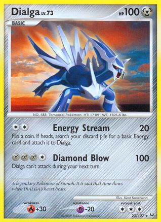 Dialga (23) (23)/127 Rare Reverse Holofoil